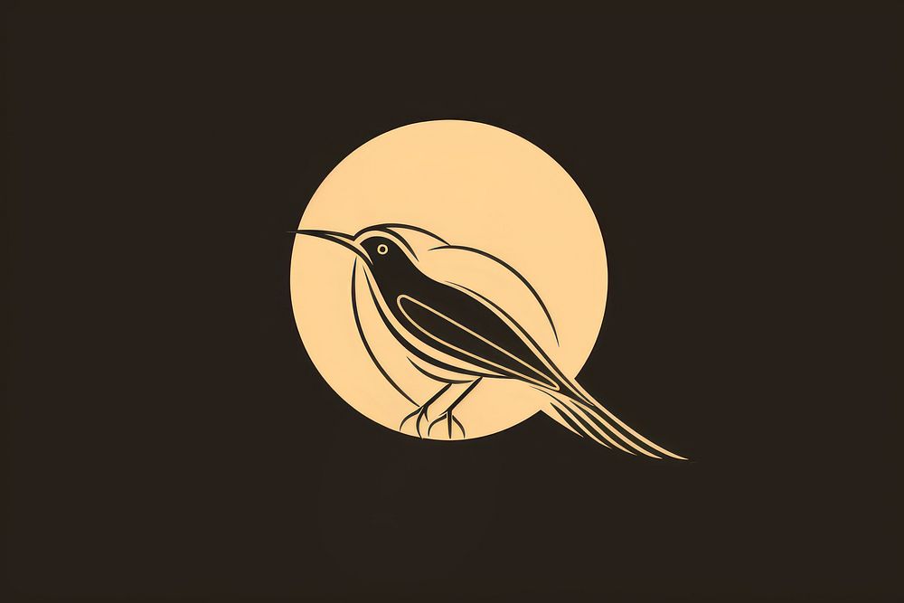 Bird logo animal nature. AI generated Image by rawpixel.