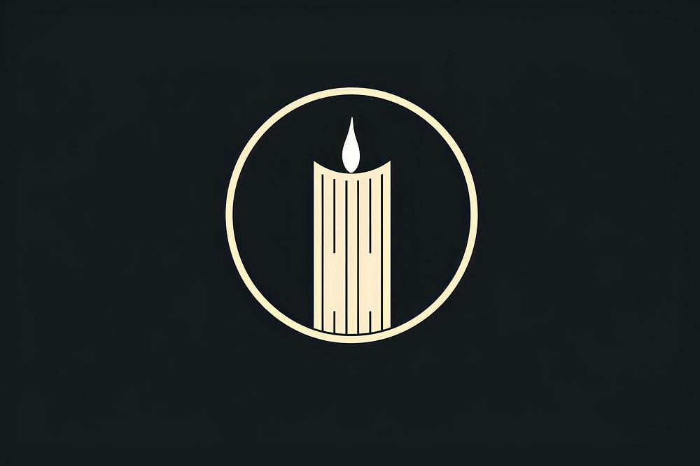 Candle symbol night fire. AI generated Image by rawpixel.