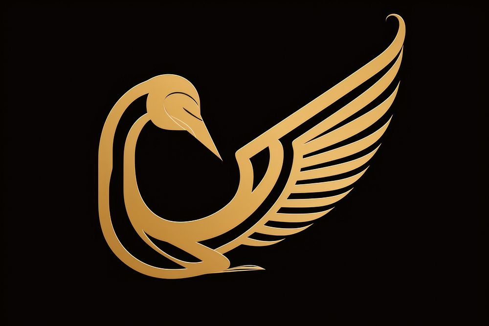 Hieroglyphic bird symbol animal beak. AI generated Image by rawpixel.