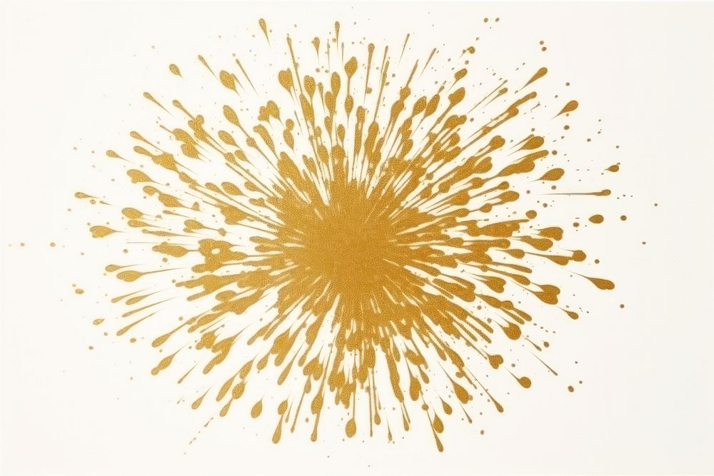 Festival firework fireworks gold white background. AI generated Image by rawpixel.