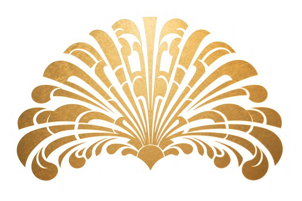 Papyrus pattern gold logo. AI generated Image by rawpixel.