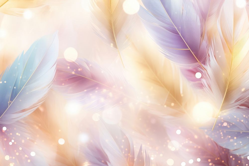Gift pattern bokeh effect background backgrounds feather lightweight. AI generated Image by rawpixel.