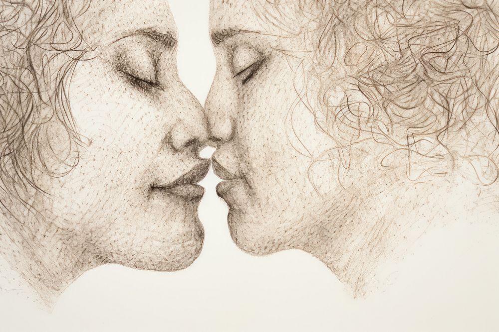 Roes sketch romantic drawing. AI generated Image by rawpixel.