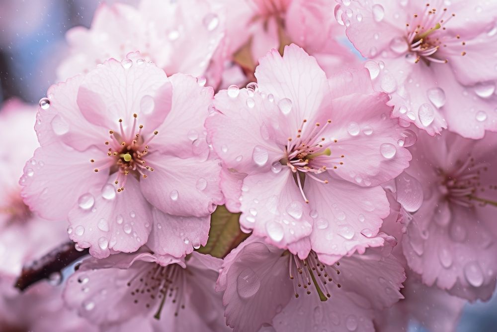 Cherry blossom outdoors flower petal. AI generated Image by rawpixel.