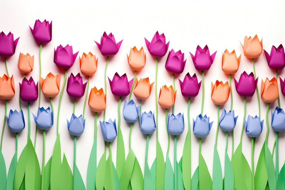 Tulip flower order petal. AI generated Image by rawpixel.