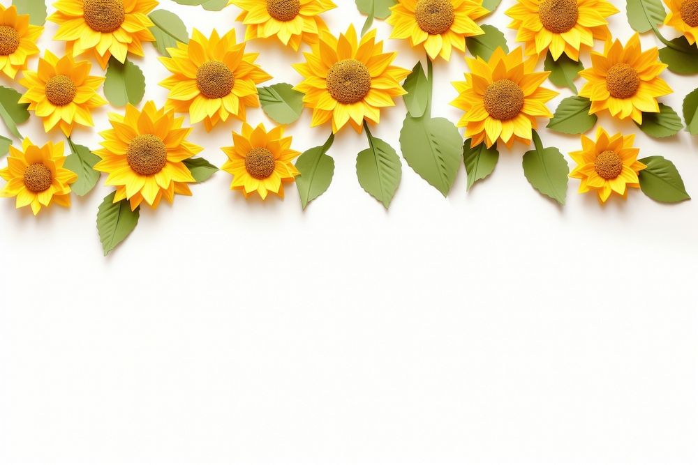 Sunflower backgrounds petal plant. AI generated Image by rawpixel.