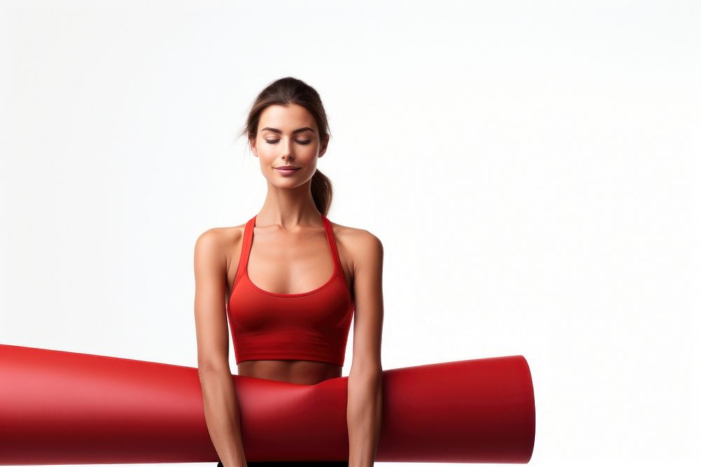 Happy woman fashion adult yoga. AI generated Image by rawpixel.