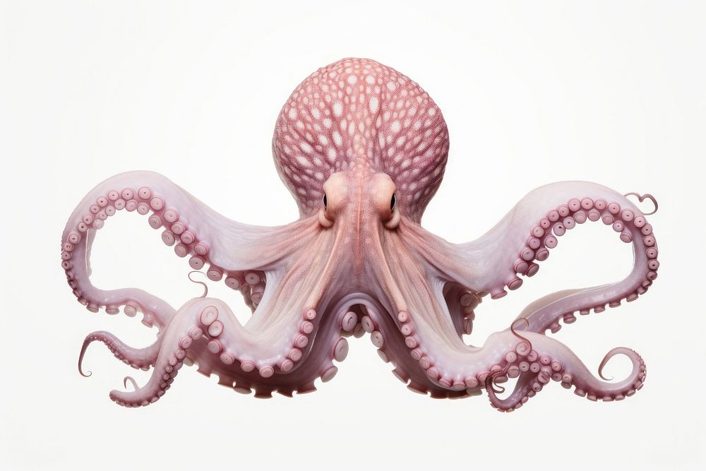 Octopus swimming animal invertebrate cephalopod. AI generated Image by rawpixel.