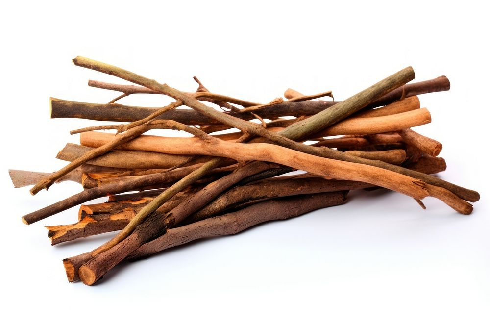 Twigs for camp fire driftwood white background dynamite. AI generated Image by rawpixel.