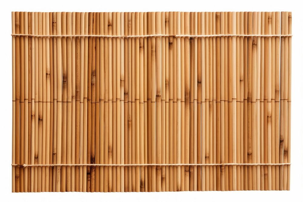 Bamboo mat backgrounds fence wood. AI generated Image by rawpixel.