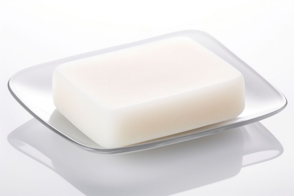 Soap bar soap white background simplicity. AI generated Image by rawpixel.