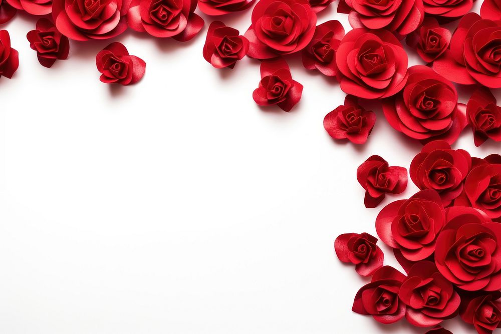 Red rose flower backgrounds petal. AI generated Image by rawpixel.