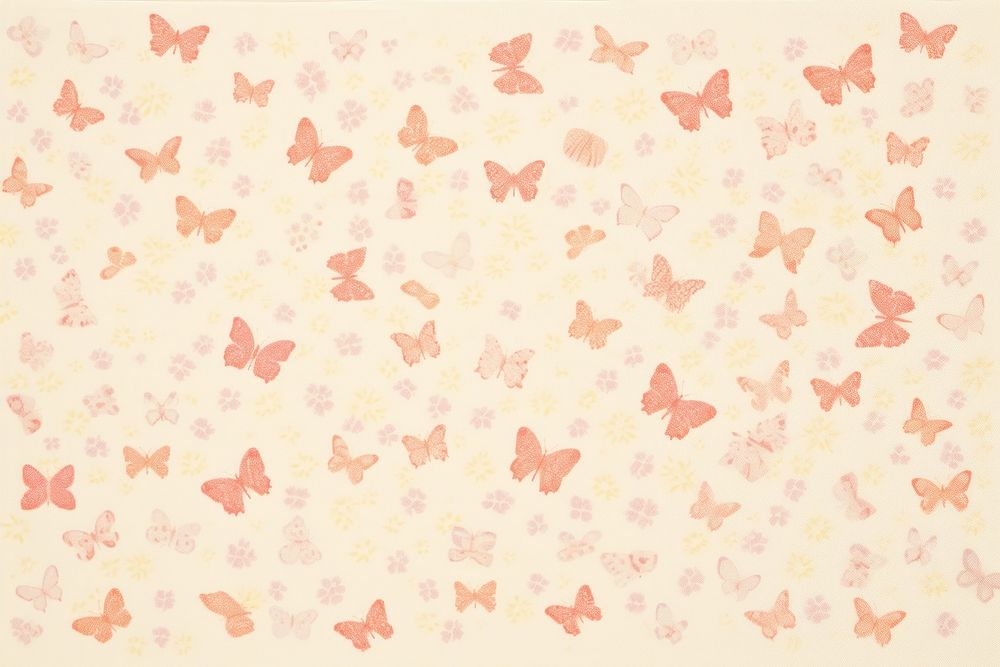 Butterfly background backgrounds pattern paper. AI generated Image by rawpixel.