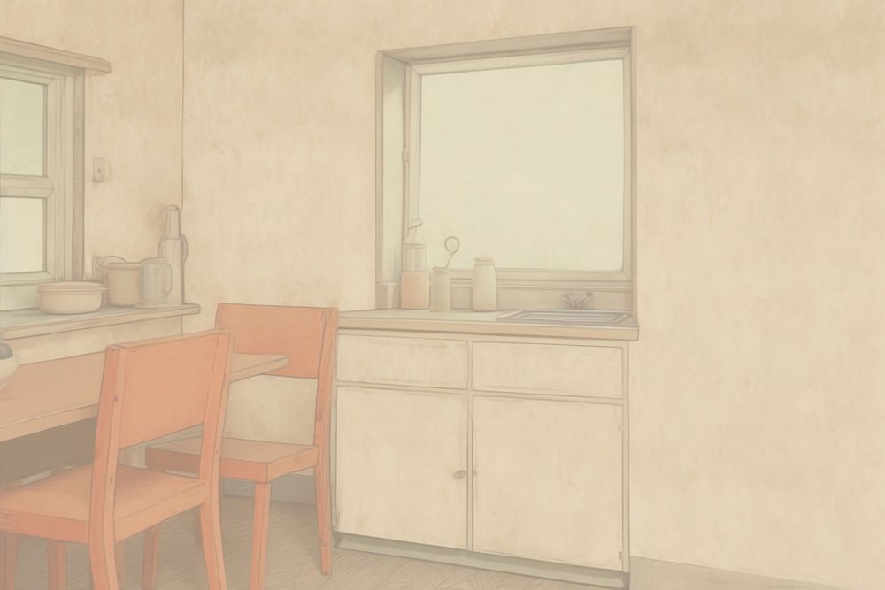 Kitchen room background architecture furniture building. AI generated Image by rawpixel.