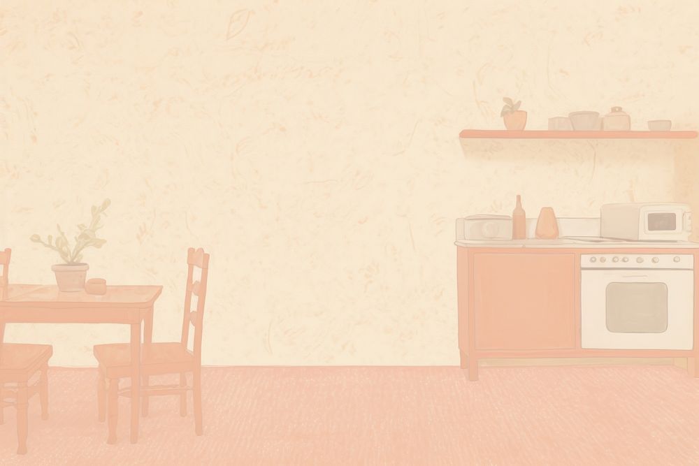 Kitchen room background architecture furniture chair. AI generated Image by rawpixel.