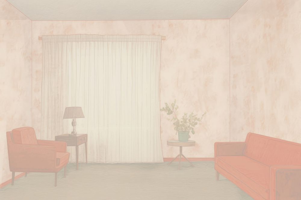 Living room background architecture furniture building. AI generated Image by rawpixel.