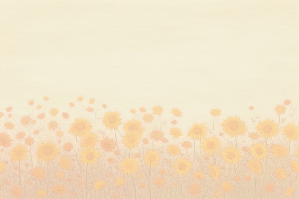 Sunflower field background backgrounds pattern plant. AI generated Image by rawpixel.