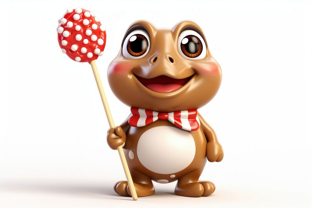 Toad lollipop cute representation. AI generated Image by rawpixel.