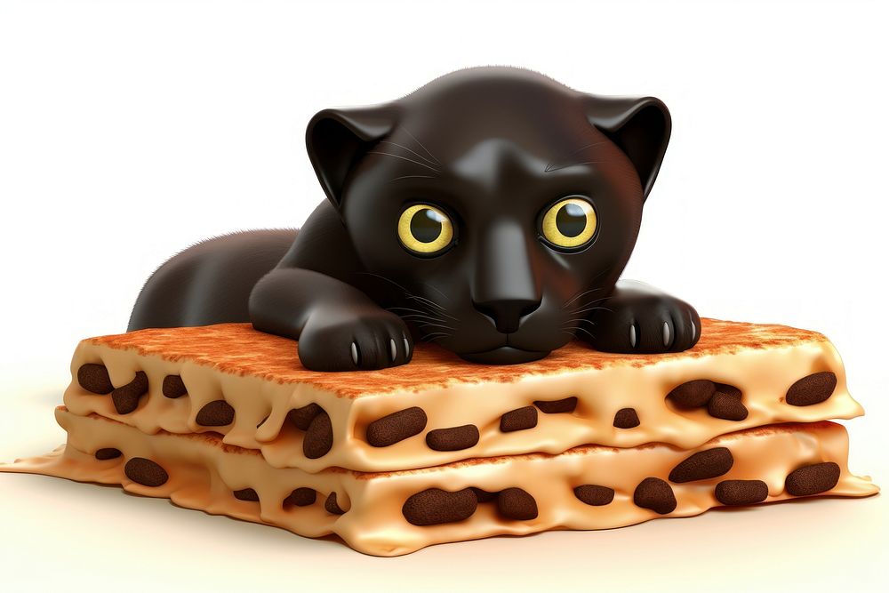 Panther dessert mammal animal. AI generated Image by rawpixel.