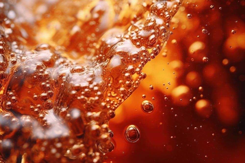 Zoomed in fizzy drink condensation backgrounds refreshment. AI generated Image by rawpixel.