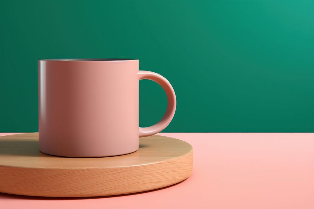 Mug coffee drink pink. AI generated Image by rawpixel.