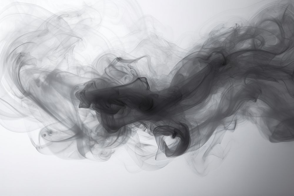 Grey smoke floating backgrounds creativity monochrome. AI generated Image by rawpixel.