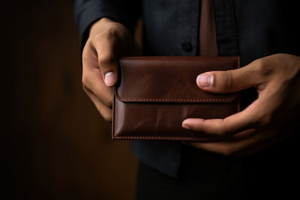 Wallet holding hand accessories. AI generated Image by rawpixel.