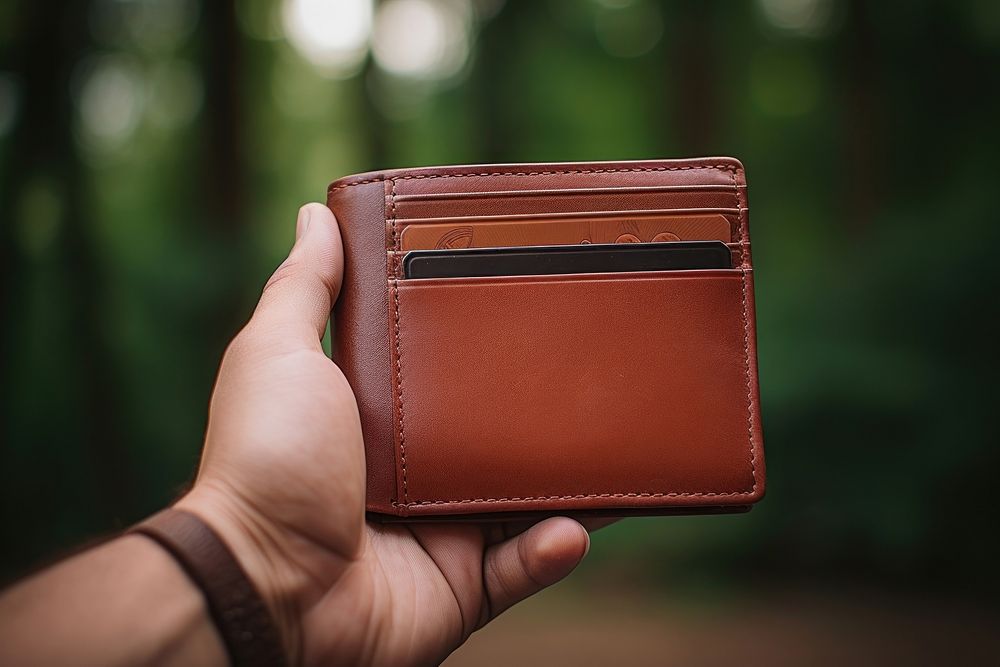 Wallet holding hand accessories. AI generated Image by rawpixel.