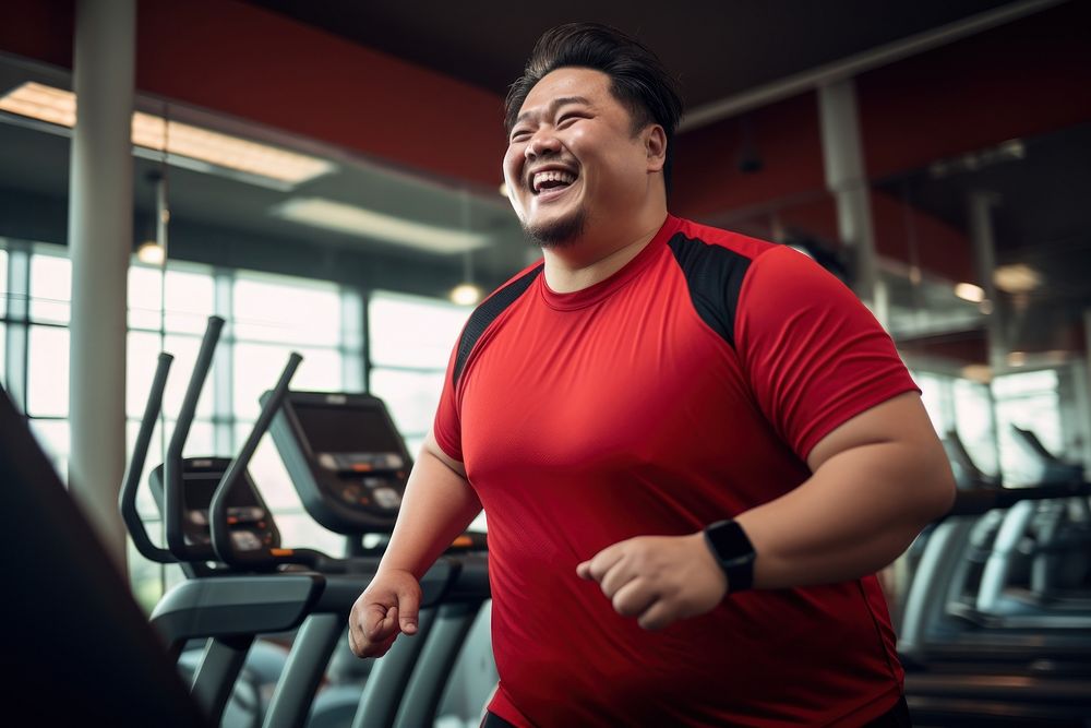 Fitness sports gym smiling. AI generated Image by rawpixel.