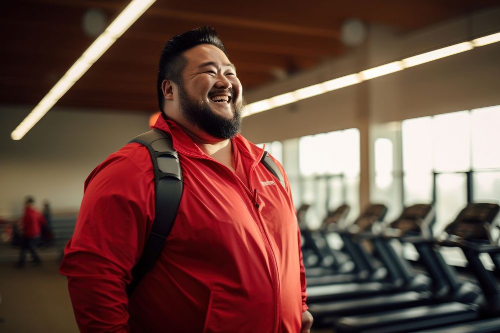 Fitness sports gym smiling. AI generated Image by rawpixel.