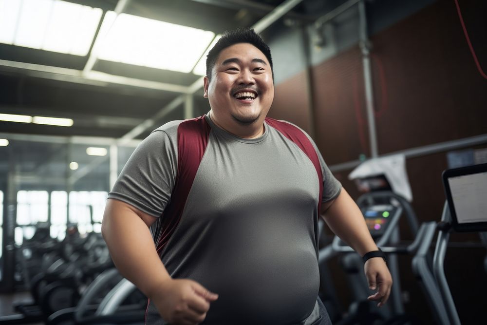 Fitness smiling sports gym. AI generated Image by rawpixel.