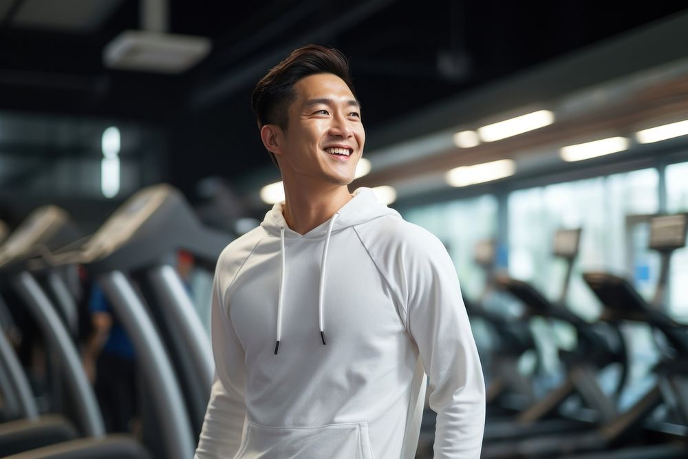 Smiling sports gym determination. AI generated Image by rawpixel.
