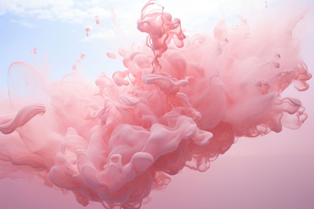 Pink liquid smoke backgrounds creativity. AI generated Image by rawpixel.