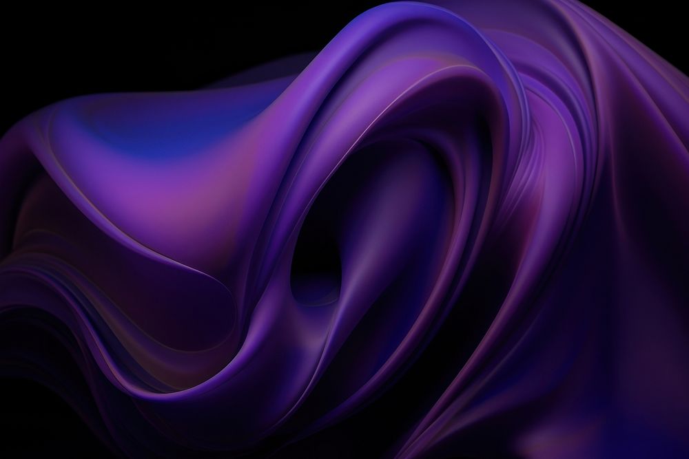 Abstract sculpture purple smooth curve. AI generated Image by rawpixel.