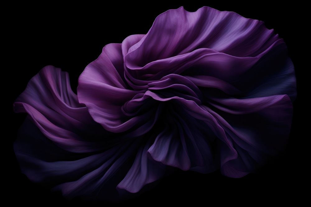 Abstract sculpture purple flower plant. AI generated Image by rawpixel.