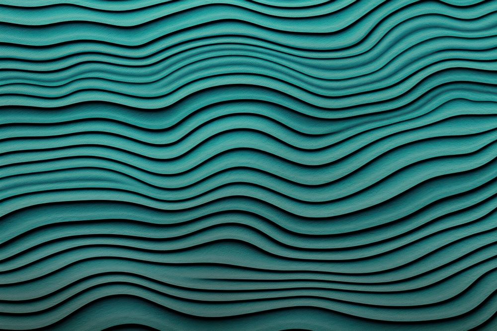 Abstract sculpture turquoise pattern line. AI generated Image by rawpixel.