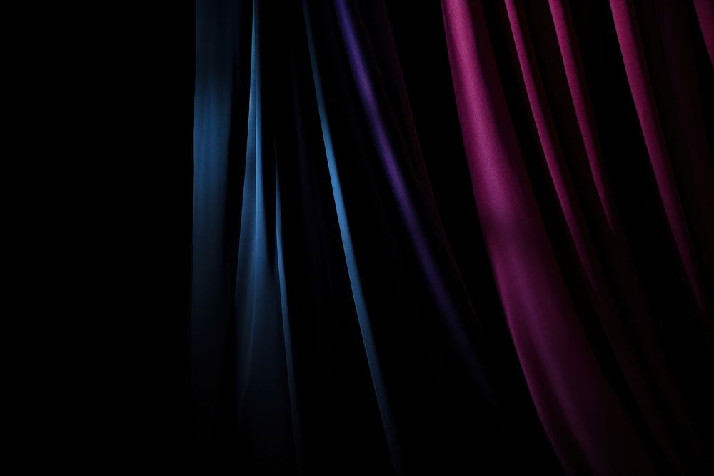 Abstract sculpture curtain purple curve. AI generated Image by rawpixel.