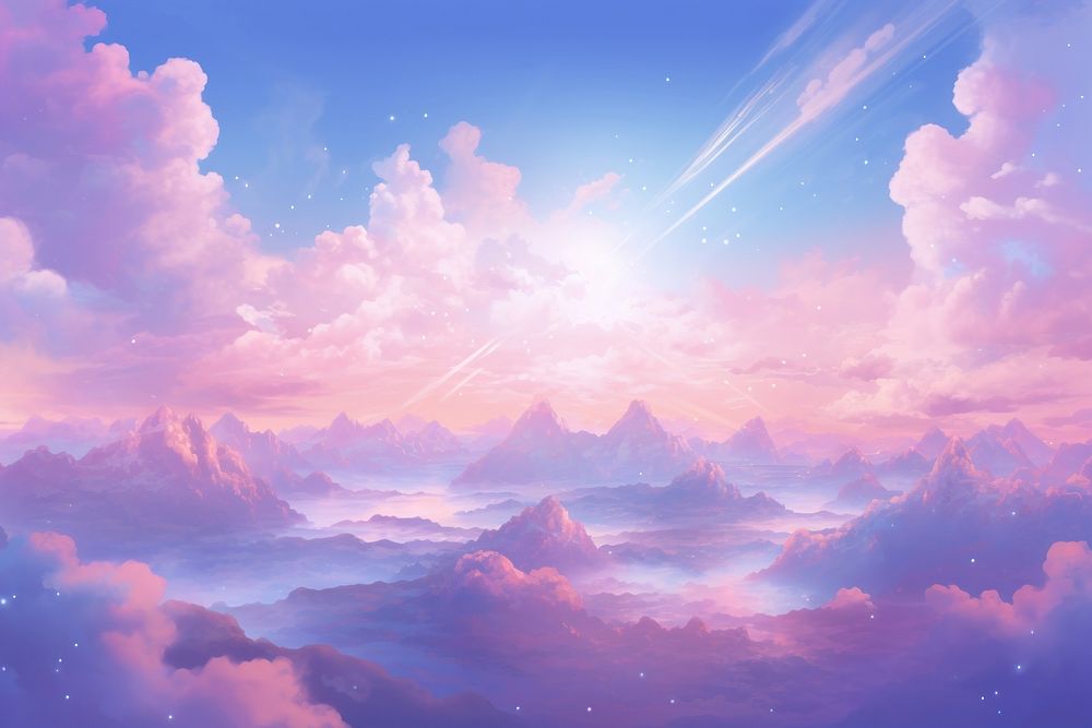 Cloud backgrounds landscape outdoors. AI generated Image by rawpixel.