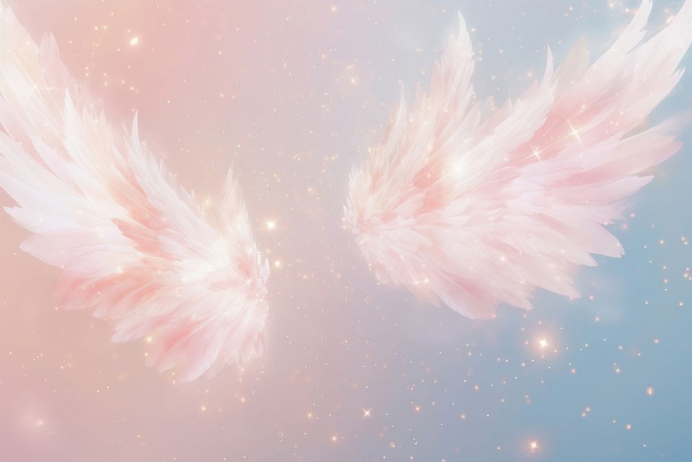 Angel wings backgrounds outdoors nature. AI generated Image by rawpixel.
