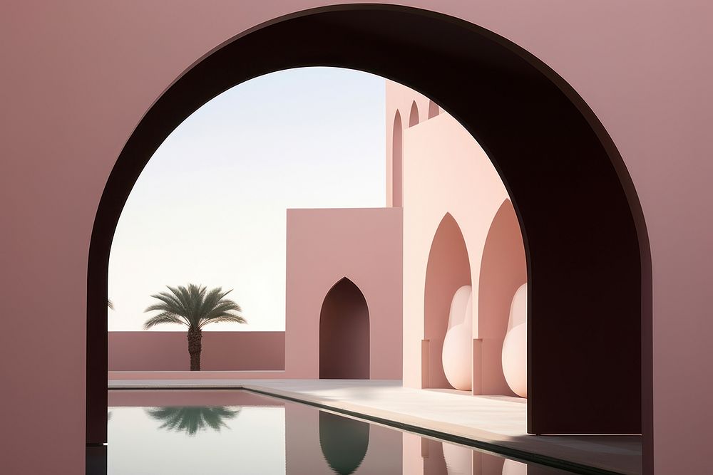 Architect architecture building hacienda. AI generated Image by rawpixel.