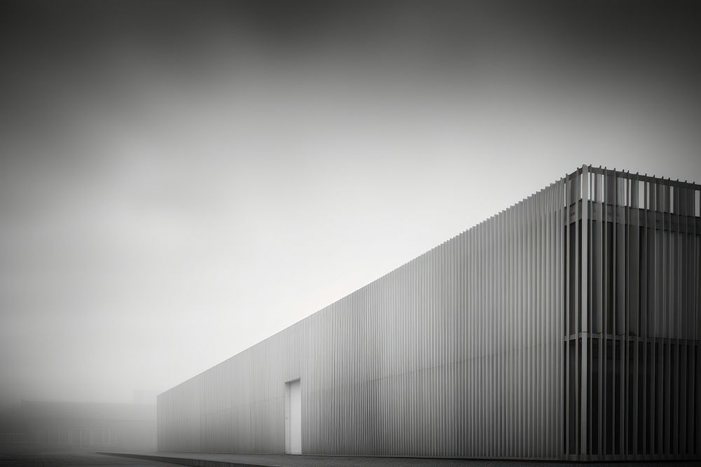 Architect architecture building fog. AI generated Image by rawpixel.