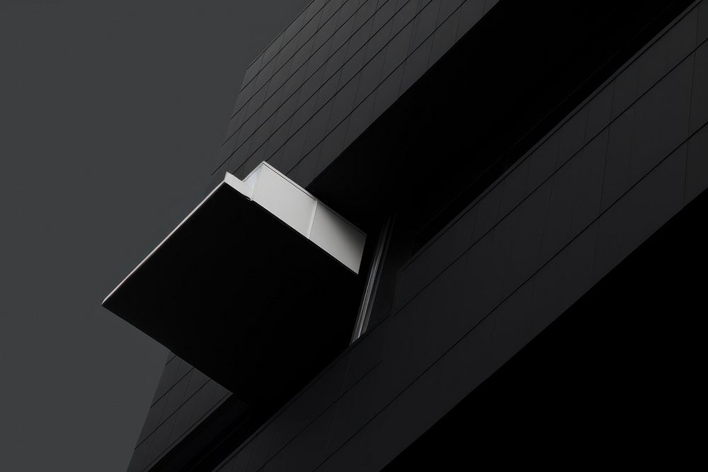 Architect architecture building black. AI generated Image by rawpixel.