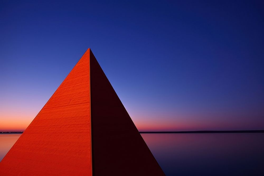 Architect architecture outdoors pyramid. AI generated Image by rawpixel.