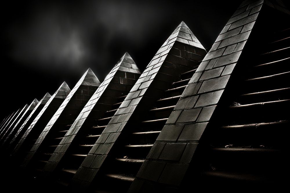 Architect architecture building night. AI generated Image by rawpixel.