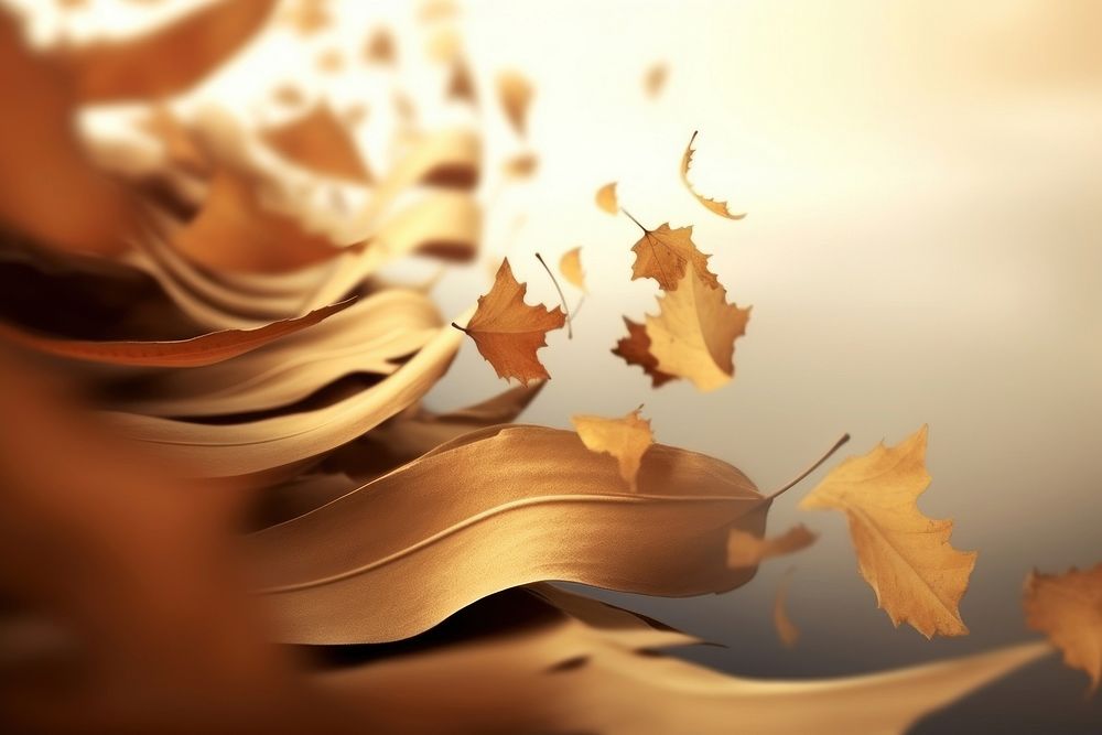Autumn leaves plant leaf fragility. AI generated Image by rawpixel.