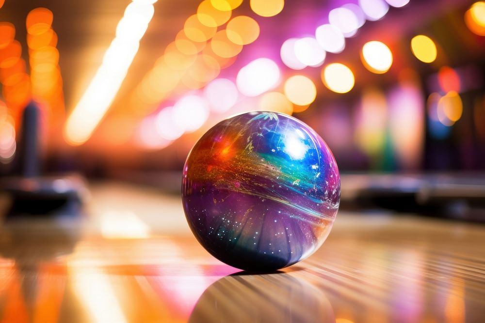 Bowling bowling sphere ball. AI generated Image by rawpixel.