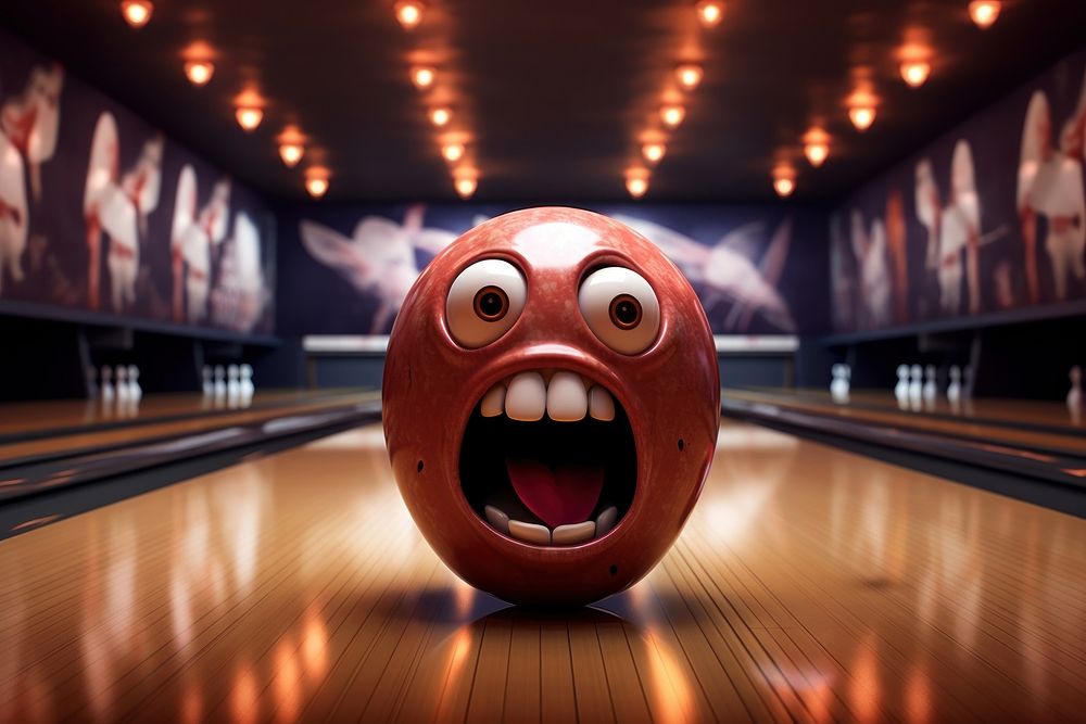 Bowling bowling recreation ball. AI generated Image by rawpixel.