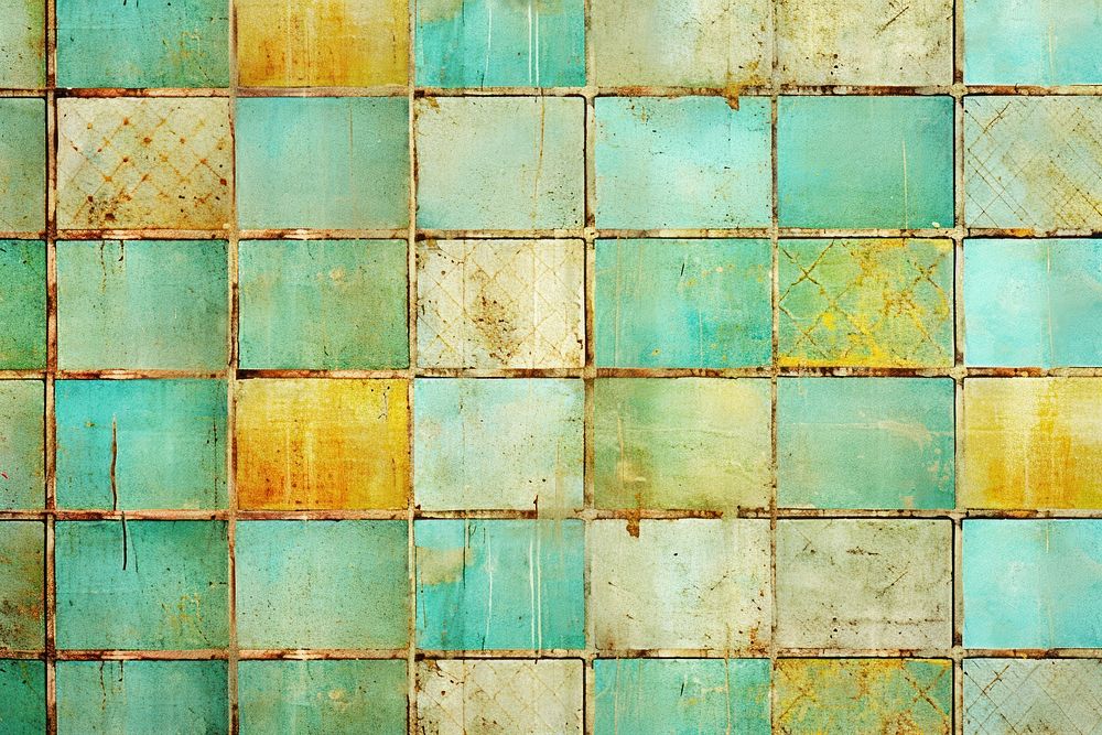 Geometric architecture backgrounds turquoise. AI generated Image by rawpixel.
