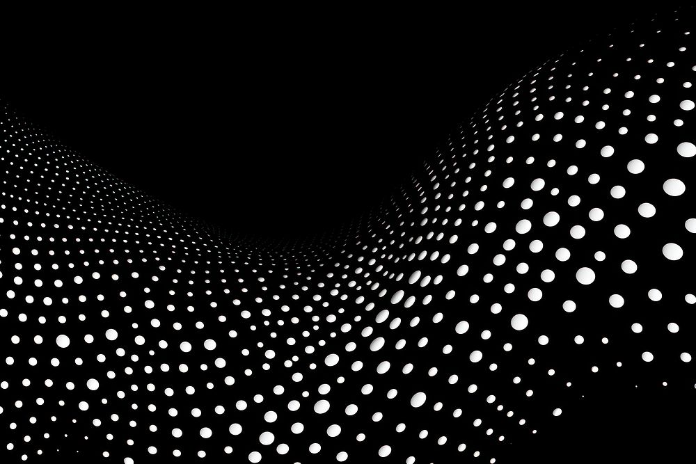 Dotted effect pattern black illuminated. AI generated Image by rawpixel.