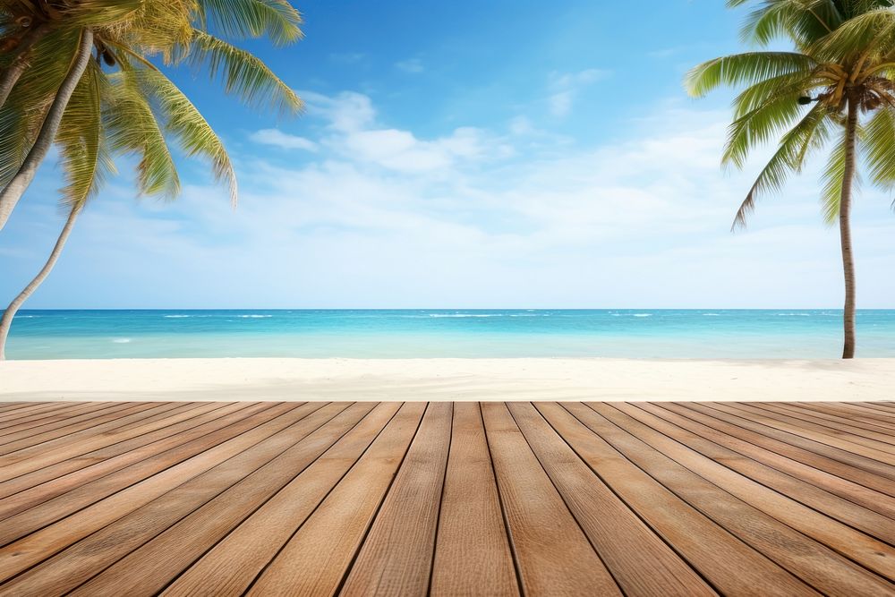Tropical summer beach backgrounds outdoors vacation. 